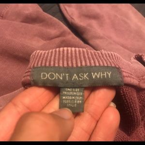 aerie Tops - Aerie Don’t Ask Why Distressed Sweatshirt aerie Tops - Aerie Don’t Ask Why Distressed Sweatshirt